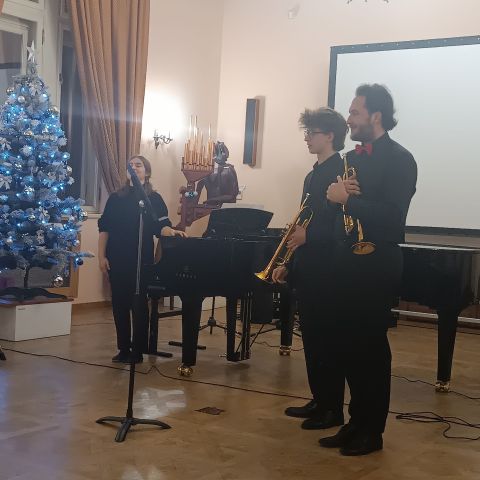Koncert Laureatów II Szkolnego Konkursu Harmonicznego, koncert z okazji Dnia Babci i Dziadka